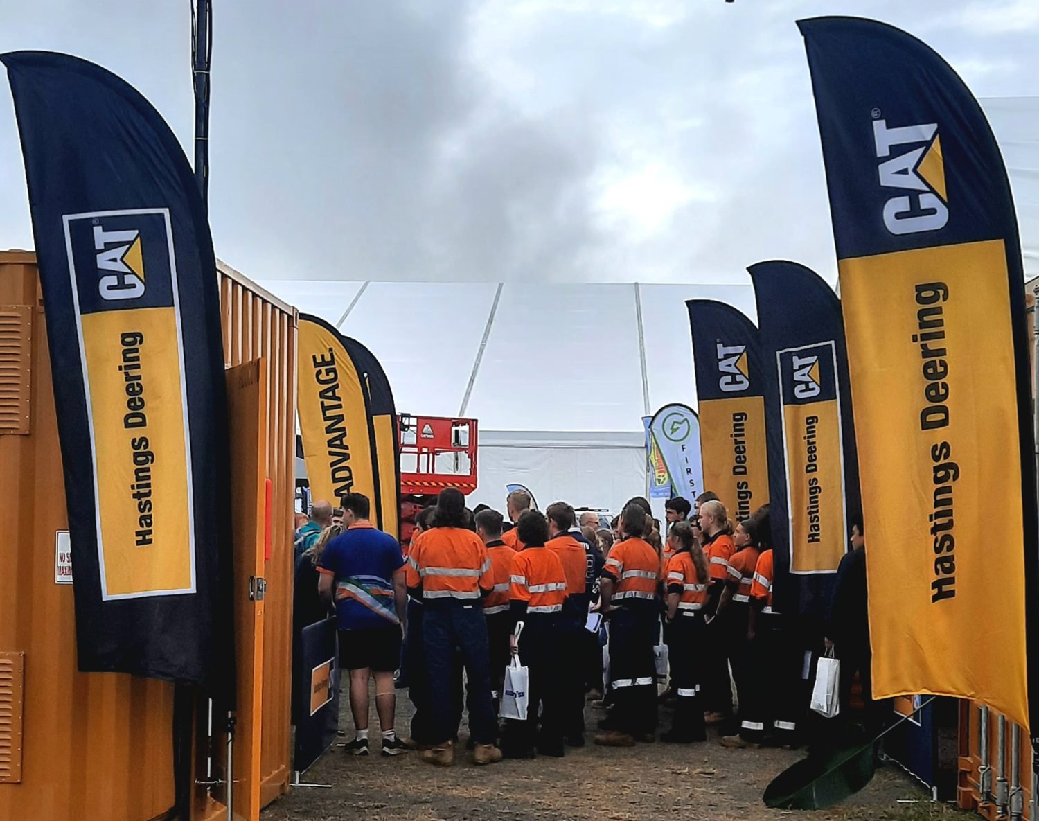 TAFE students at the HDAL Stand at QME 2022 - Skilled Migration Group Limited - International Recruitment of Caterpillar and Komatsu trained Mechanical Tradespeople TAFE students at the HDAL Stand at QME 2022 - Skilled Migration Group Limited - International Recruitment of Caterpillar and Komatsu trained Mechanical Tradespeople